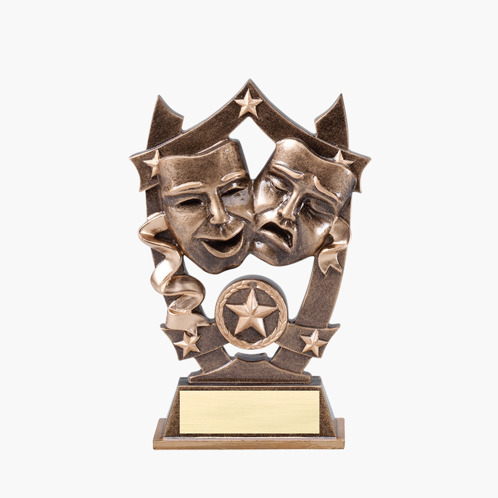 Resin Star Shield Drama Award Crystal Images Inc