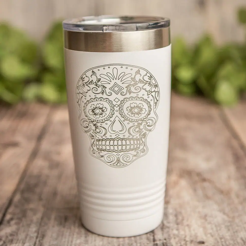 Personalized Stainless Steel 20oz Silicone Grip Tumbler – Crystal Images,  Inc.