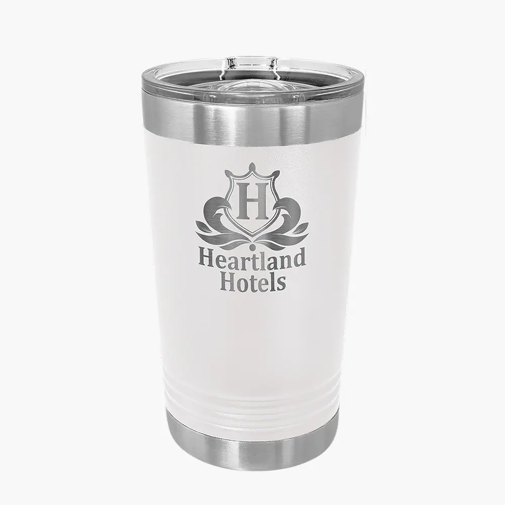 Personalized 16 oz. Stainless Steel Beer Cups