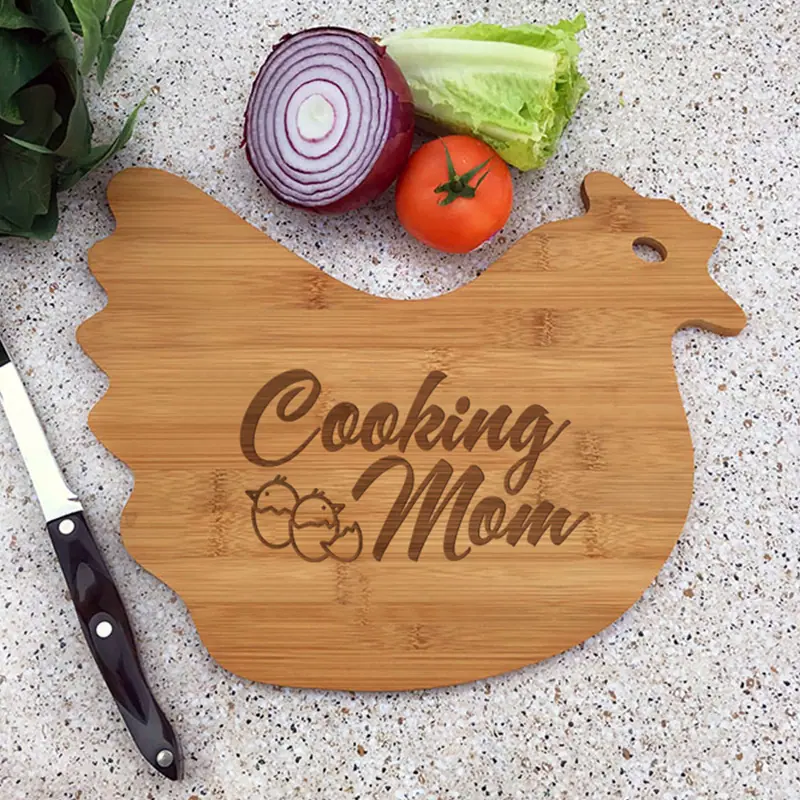 Chopping Board, Creative Mini Animal Bamboo Cutting Board, Baby