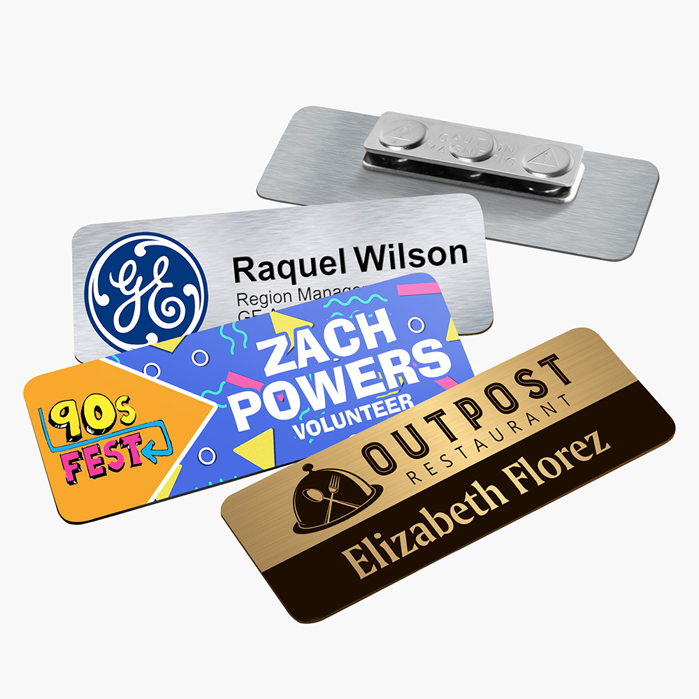professional logos with name tags