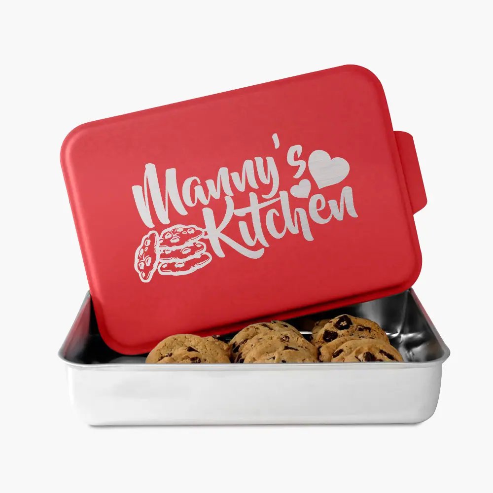 Aluminum Cake Pan w/Lid - Personalized