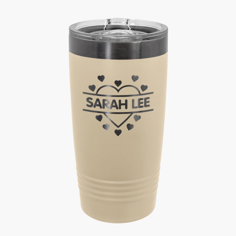 Personalized Phantom Black Insulated 20oz Tumbler