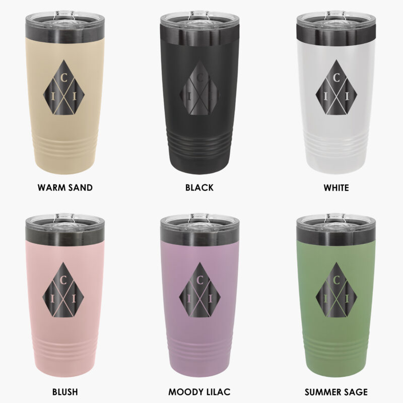 Personalized Phantom Black Insulated 20oz Tumbler - Image 2