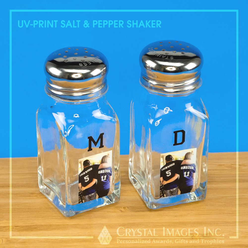 Personalized Salt & Pepper Shaker - Crystal Images, Inc.