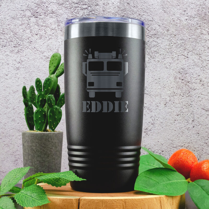 Personalized Phantom Black Insulated 20oz Tumbler - Image 4